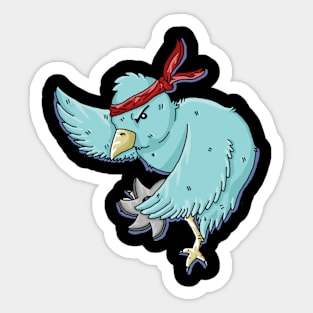 Ninja Bird Sticker